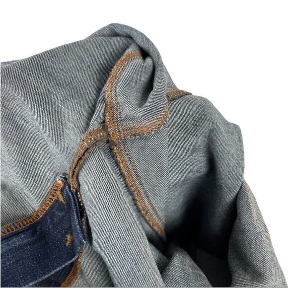 Eileen Fisher Women's Straight Skinny Jeans Organic Cotton Blue Mid Wash Size 4 - Picture 14 of 15